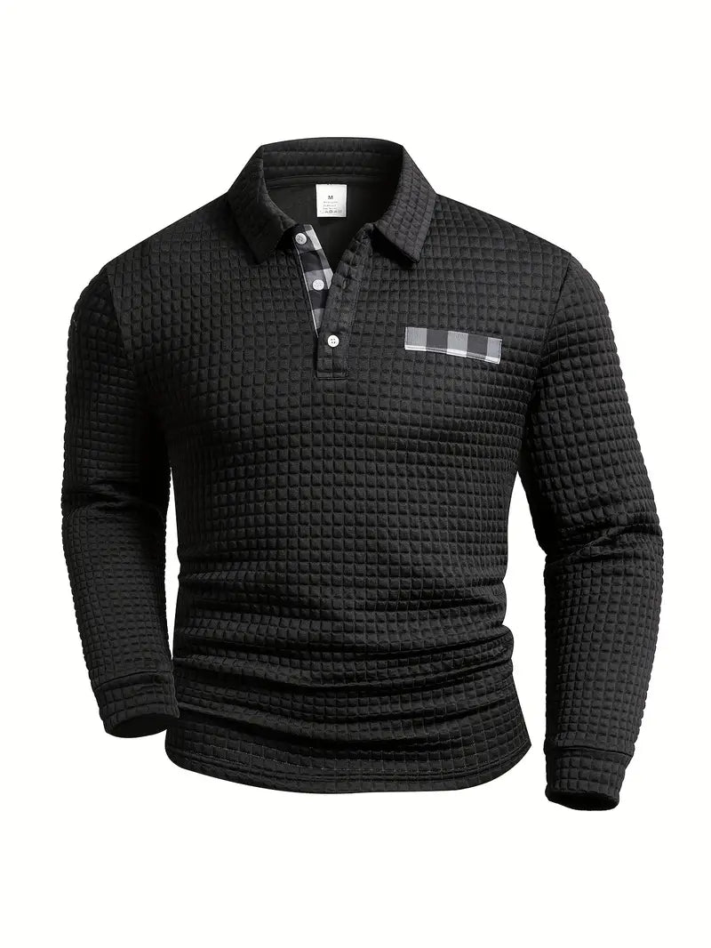 Hughes - Camisa Informal De Punto Grueso Con Botones
