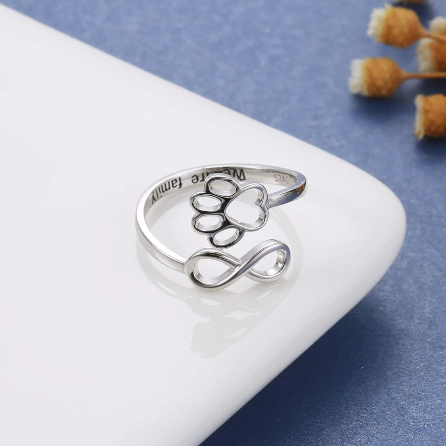 HeartPa - Anillo Hecho a Mano con Huella y Corazón