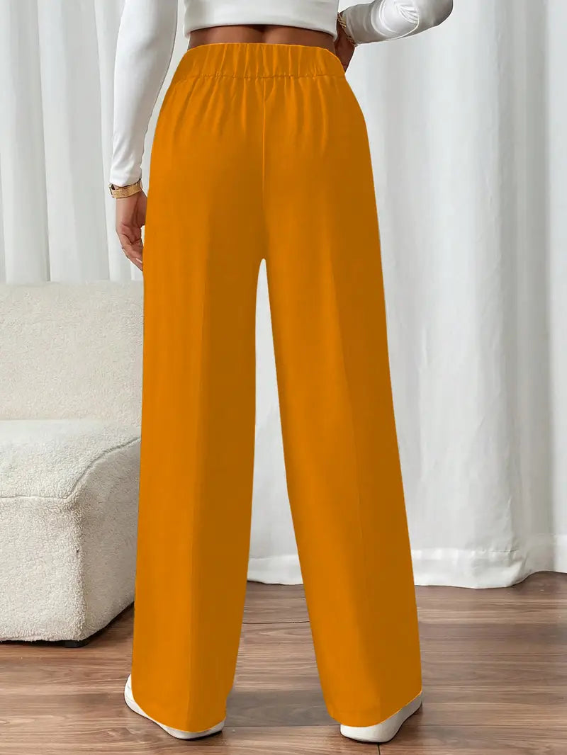 Orvella - Cómodos Pantalones Anchos Con Bolsillos