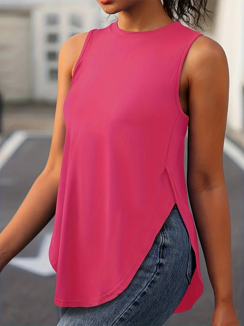 Desirae - Camisa Sin Mangas Transpirable
