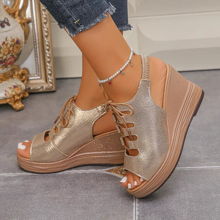 Eleaner - Cómodas Sandalias Con Cuña