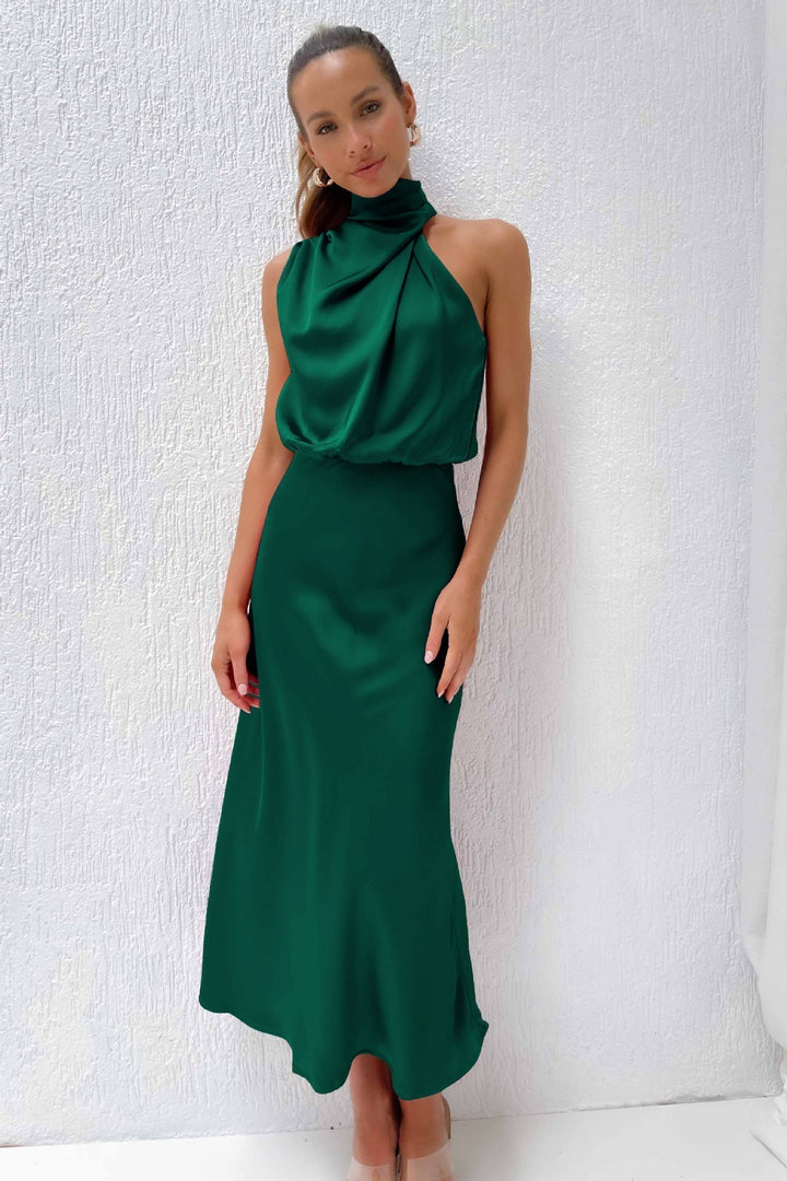Kangana - Maxi Vestido Cuello Halter