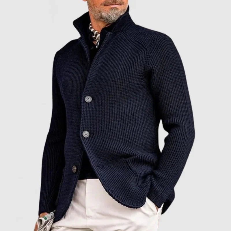 Maester - Elegante Cárdigan De Manga Larga Con Botones