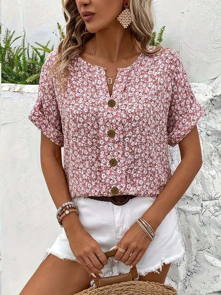 Lillie - Top De Verano Con Botones