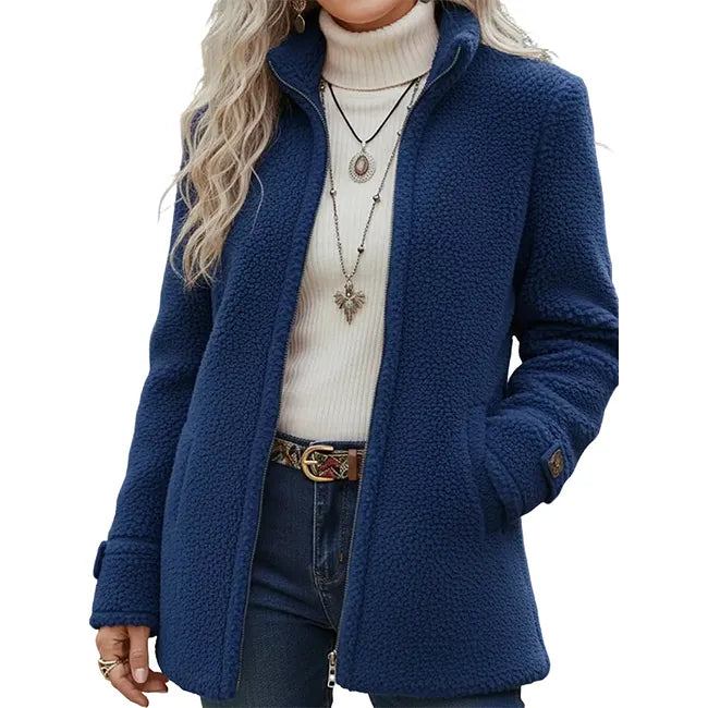 Elanne - Chaqueta Informal Con Cuello Alto