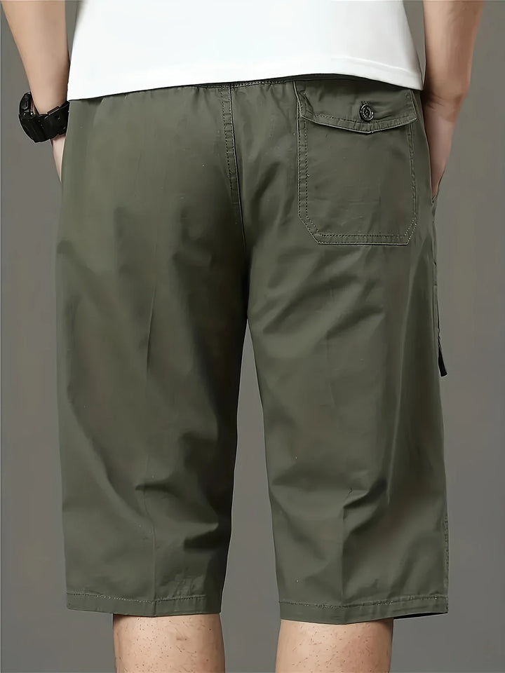 Stepan - Pantalones Cortos Carga Transpirables y Con Múltiples Bolsillos
