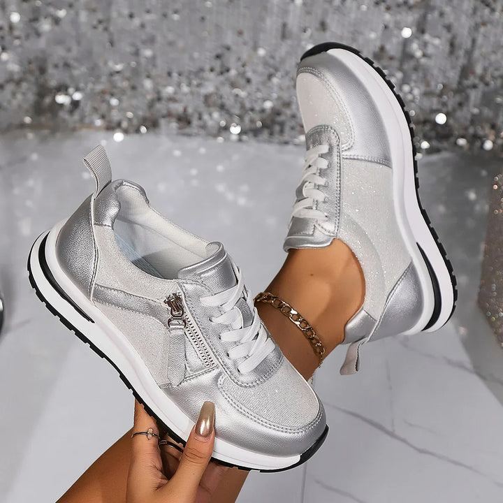 Maila - Cómodas Zapatillas Deportivas Con Cremallera Lateral