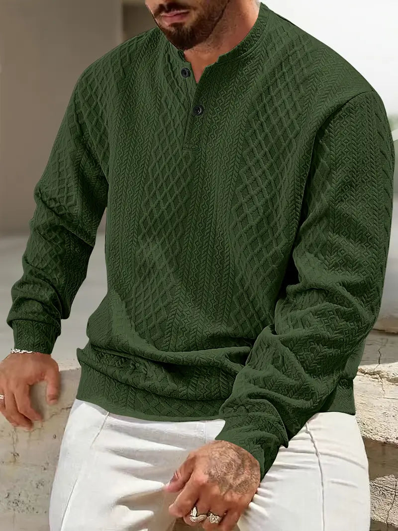 Warriner - Sudadera De Manga Larga Con Estampado Geométrico