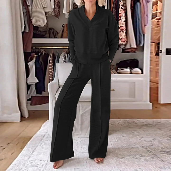 Hanna - Cómodo conjunto de top y pantalón de 2 piezas