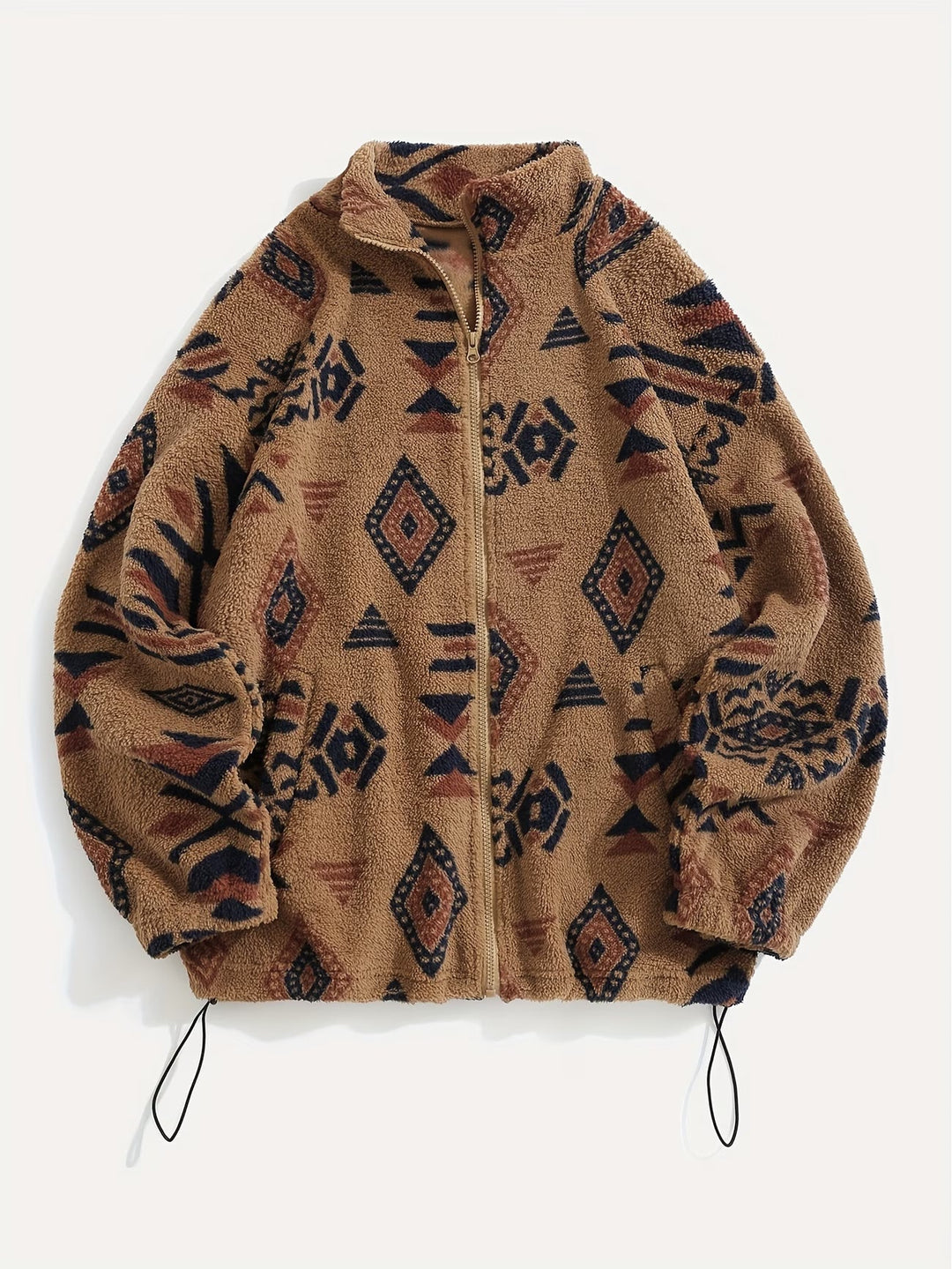 Esra - Chaqueta De Manga Larga Con Estampado Geométrico