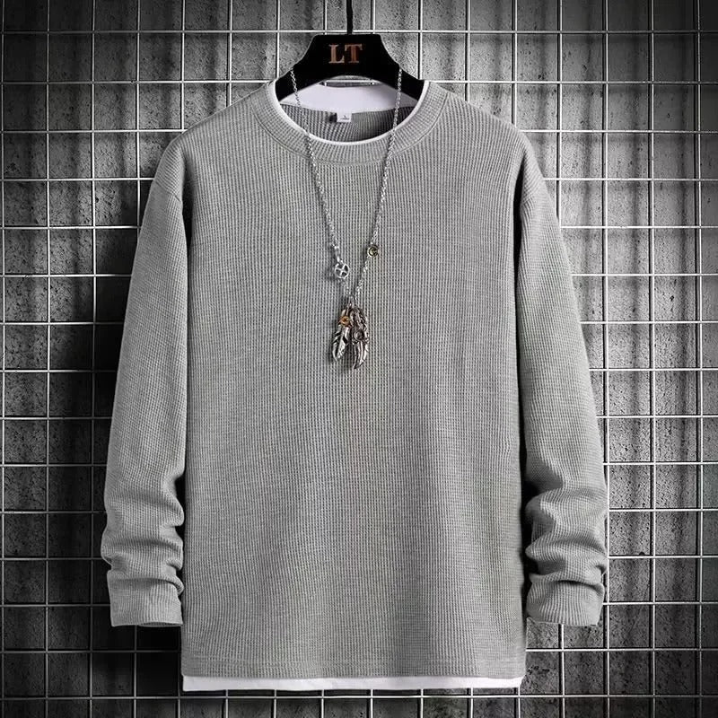 Loran - Sudadera Informal Holgada de Manga Larga