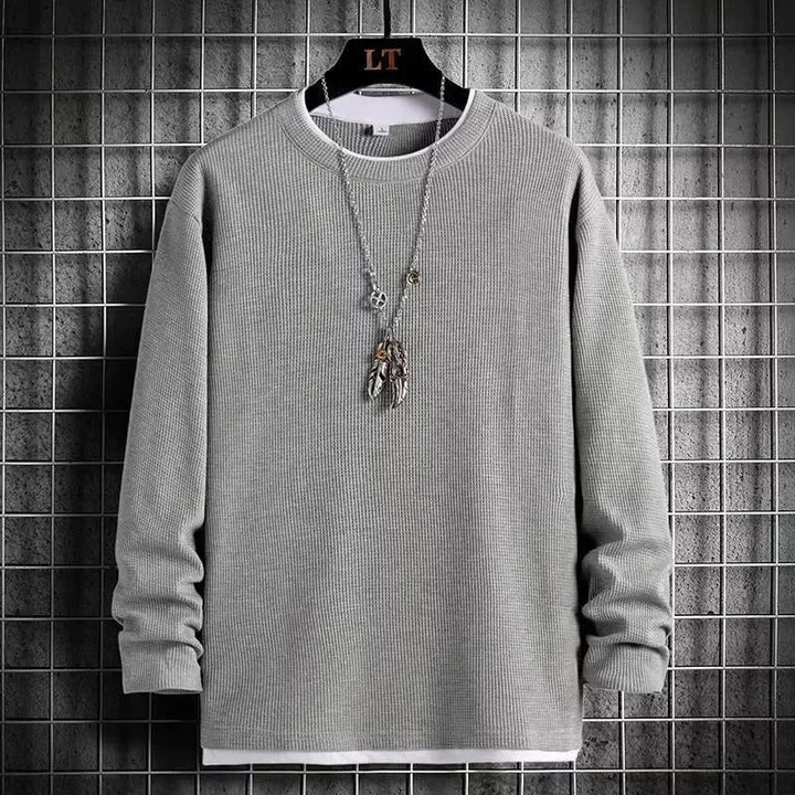 Loran - Sudadera Informal Holgada de Manga Larga