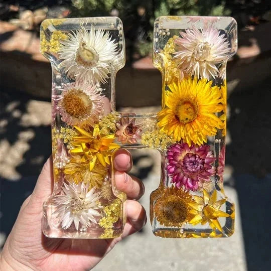 PetalLume - Lámpara De Noche De Resina Con Flores Hechas a Mano