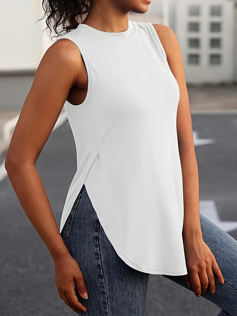 Desirae - Camisa Sin Mangas Transpirable
