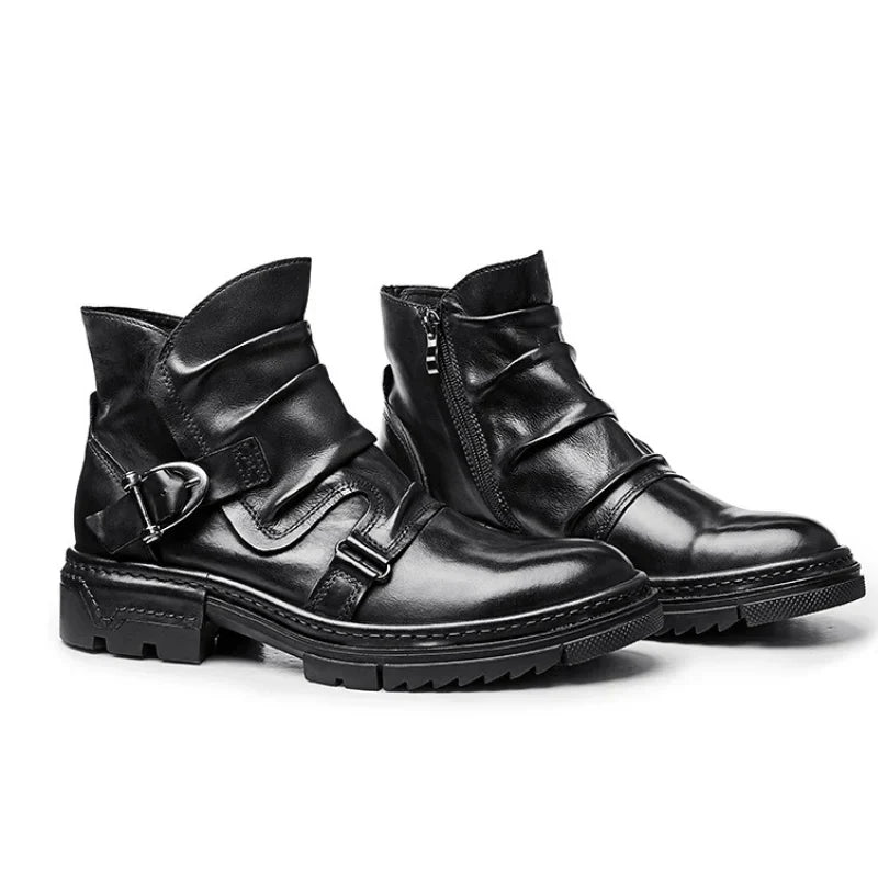 Arjen - Botas Moteras De Piel