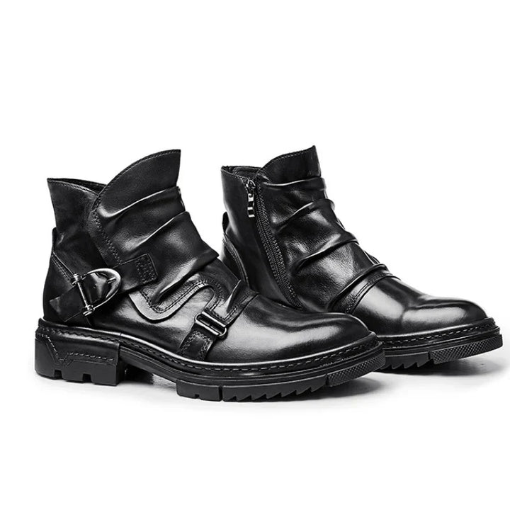 Arjen - Botas Moteras De Piel