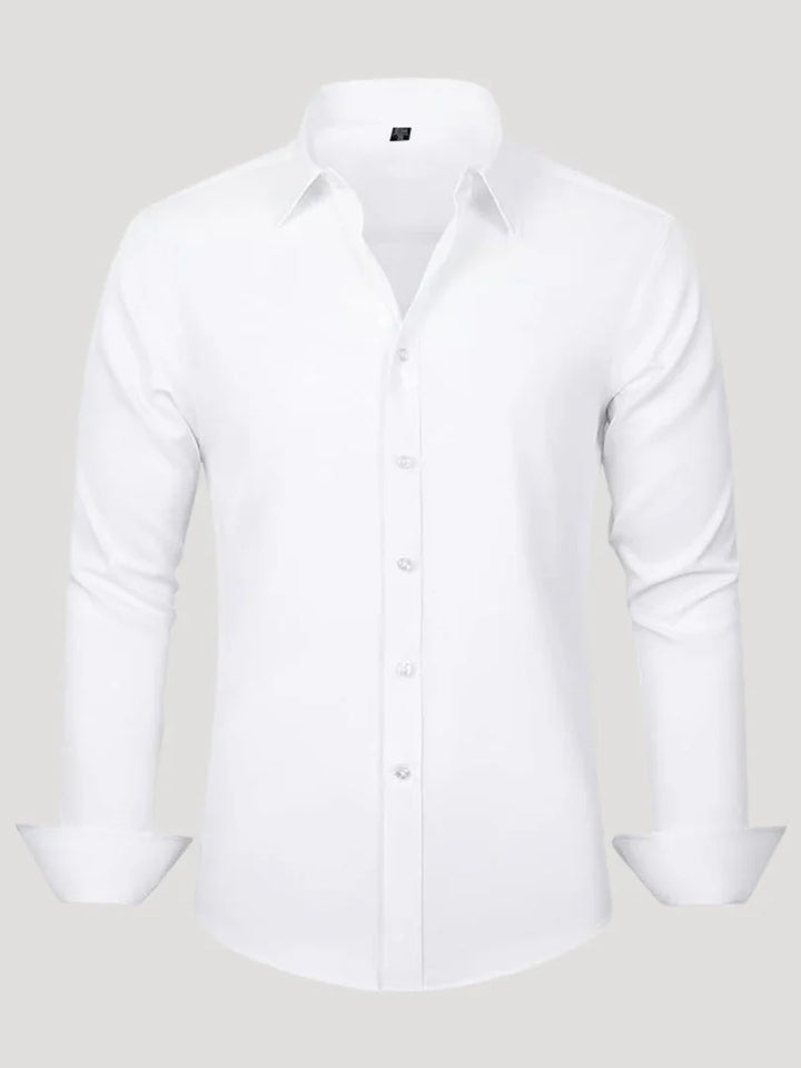 Bordon - Camisa Elástica Sin Planchar Con Botones