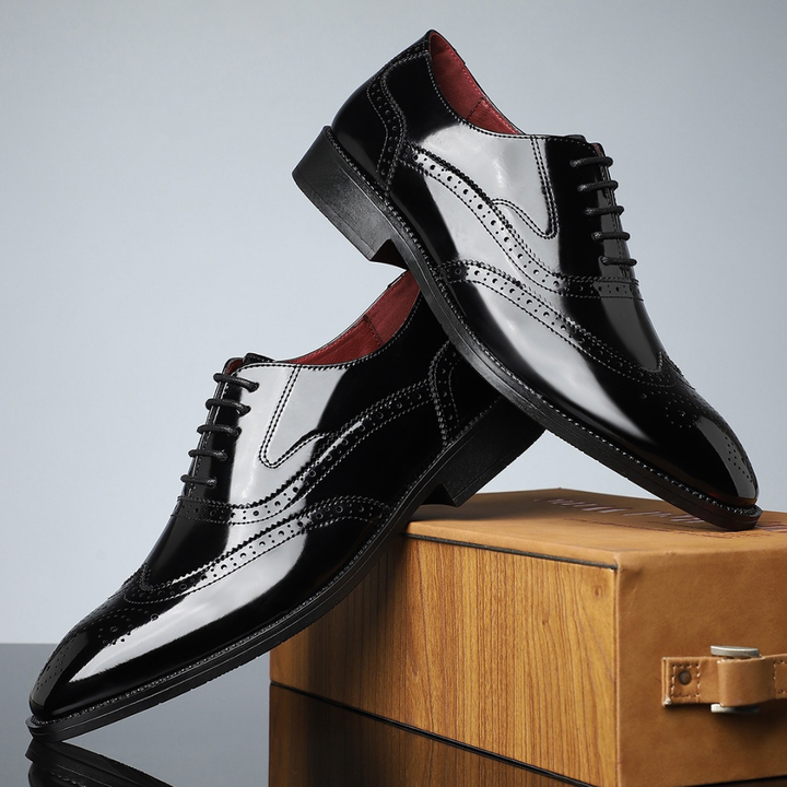 Shimon - Zapatos Óxford De Cuero