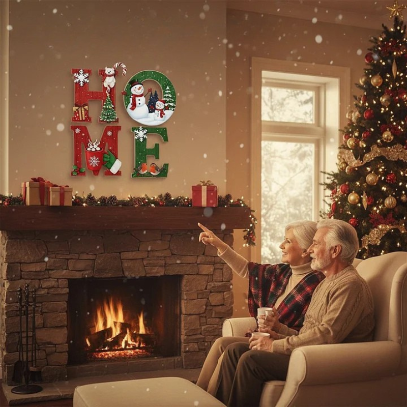 MerrySign - Letrero Navideño para Casas Históricas