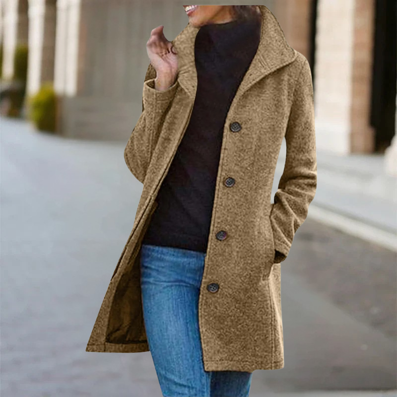 Zuleika - Abrigo de Invierno de Lna de Longitud Media