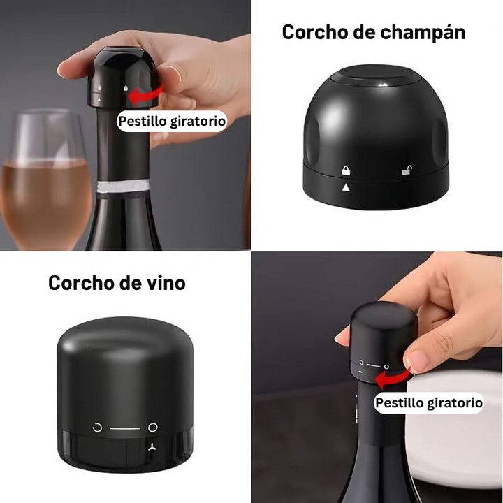 SealFlow - Apón Al Vacío Para Botellas De Vino