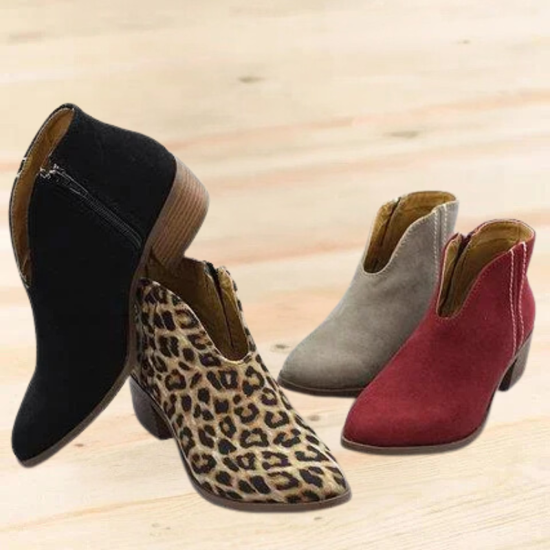 Philomena - Botas Con Cremallera En V