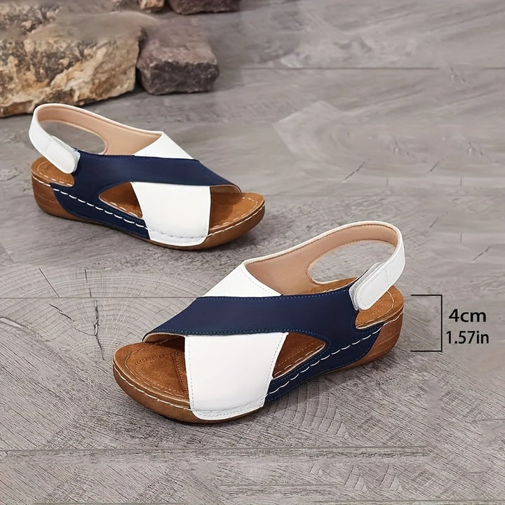 Deloris - Sandalias Cómodas Ligeras Con Cuña