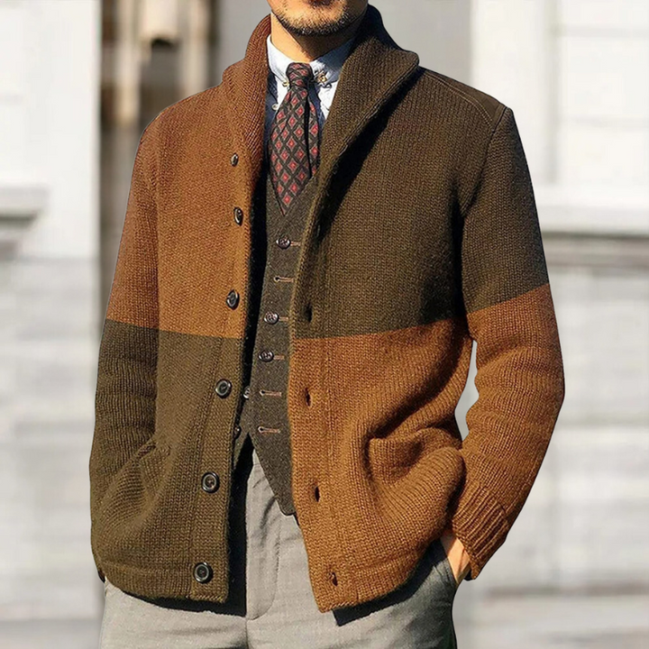 Leonhard - Elegante Cárdigan De Punto
