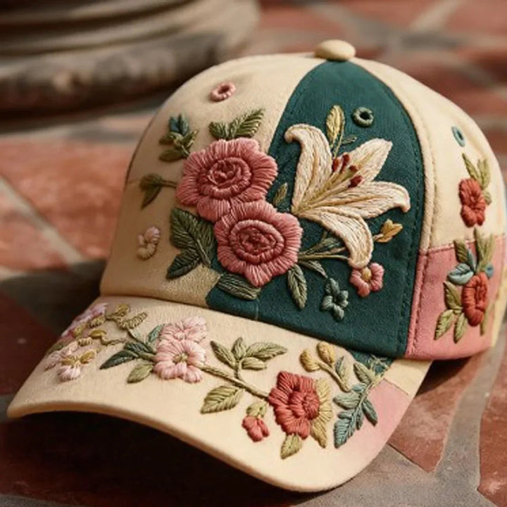 Virinia - Gorra Con Bordado Floral