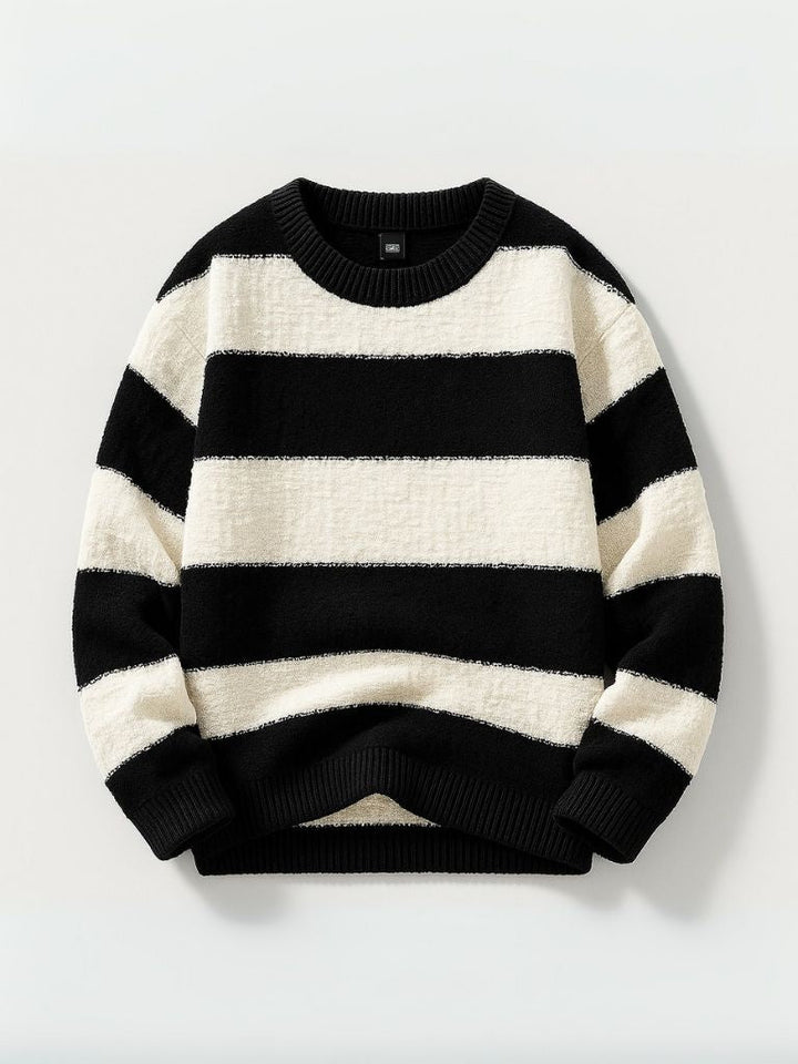 Jorren - Jersey De Cuello Redondo a Rayas