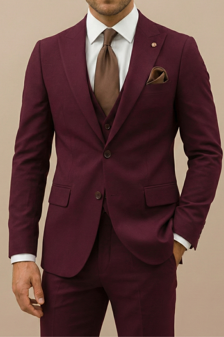 Jiannis - Elegante Traje De Tres Piezas