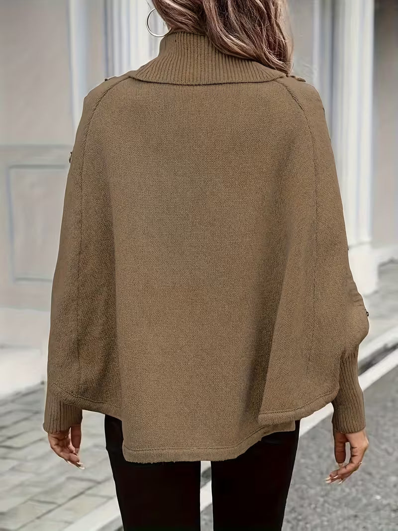 Lolana - Jersey De Cuello Alto Con Estilo Retorcido