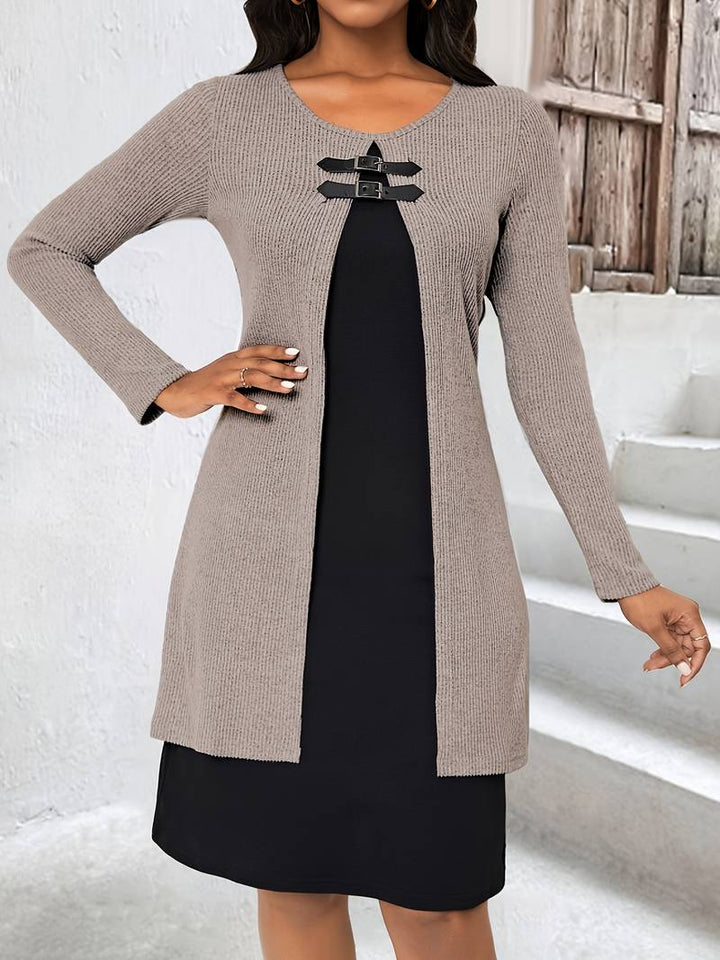 Shirahoshi - Traje De Dos Piezas Con Cuello Redondo Para Otoño e Invierno