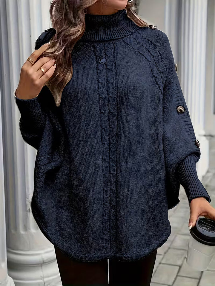 Lolana - Jersey De Cuello Alto Con Estilo Retorcido