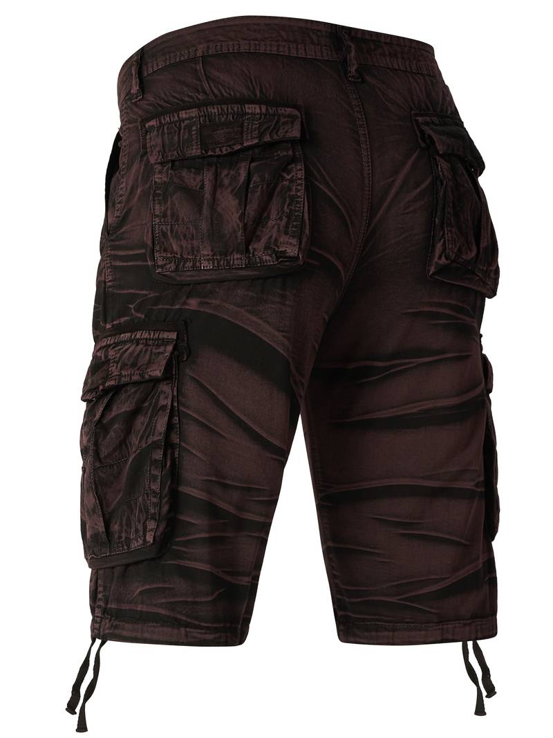 Thomas - Pantalones Cortos Cargo Informales Con Estampado De Camuflaje Y Bolsillo
