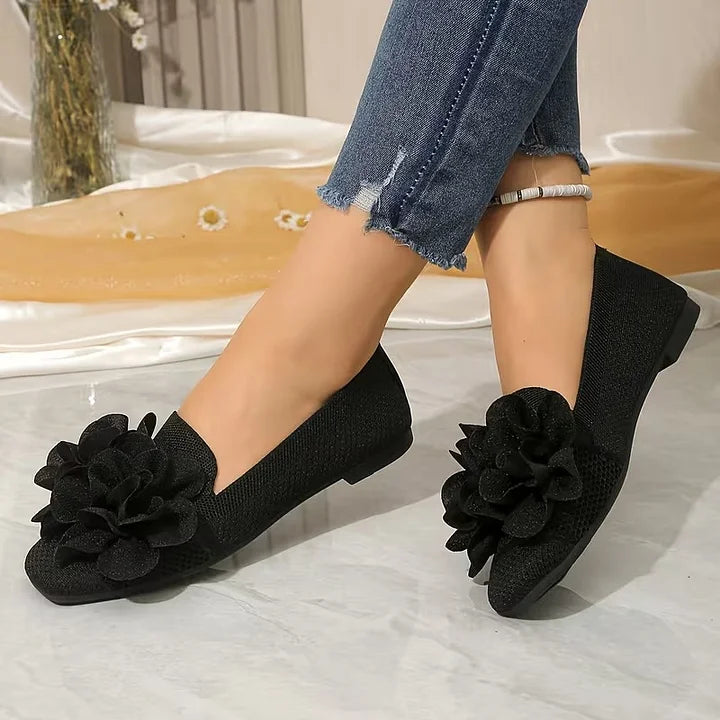 Catriona - Zapatos Planos Mary Jane Con Estampado Floral