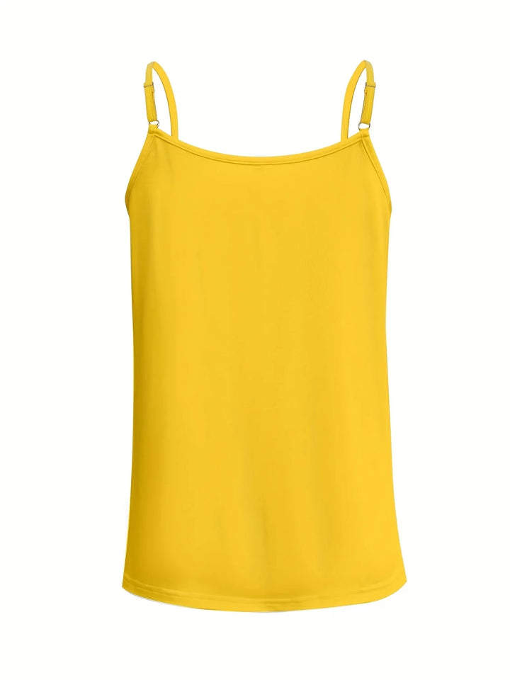 Juna - Elegante Sin Mangas Enlace Top Con Cuello En V
