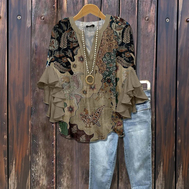 Jaycie - Elegante Blusa con Estampado