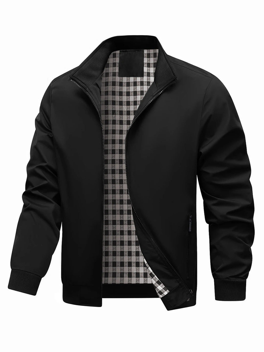 Charith - Chaqueta Informal de Manga larga Con Cremallera