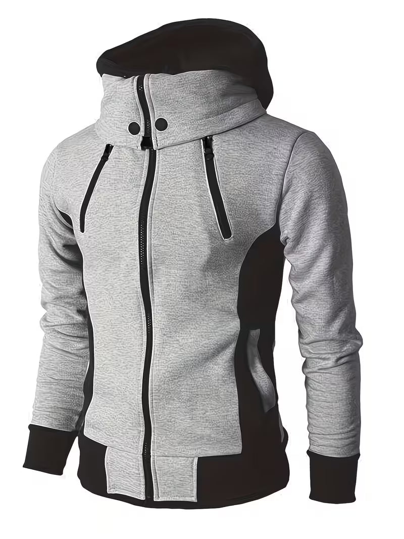 Griffiths - Sudadera con Capucha Manga Larga y Cremallera de un Cuarto