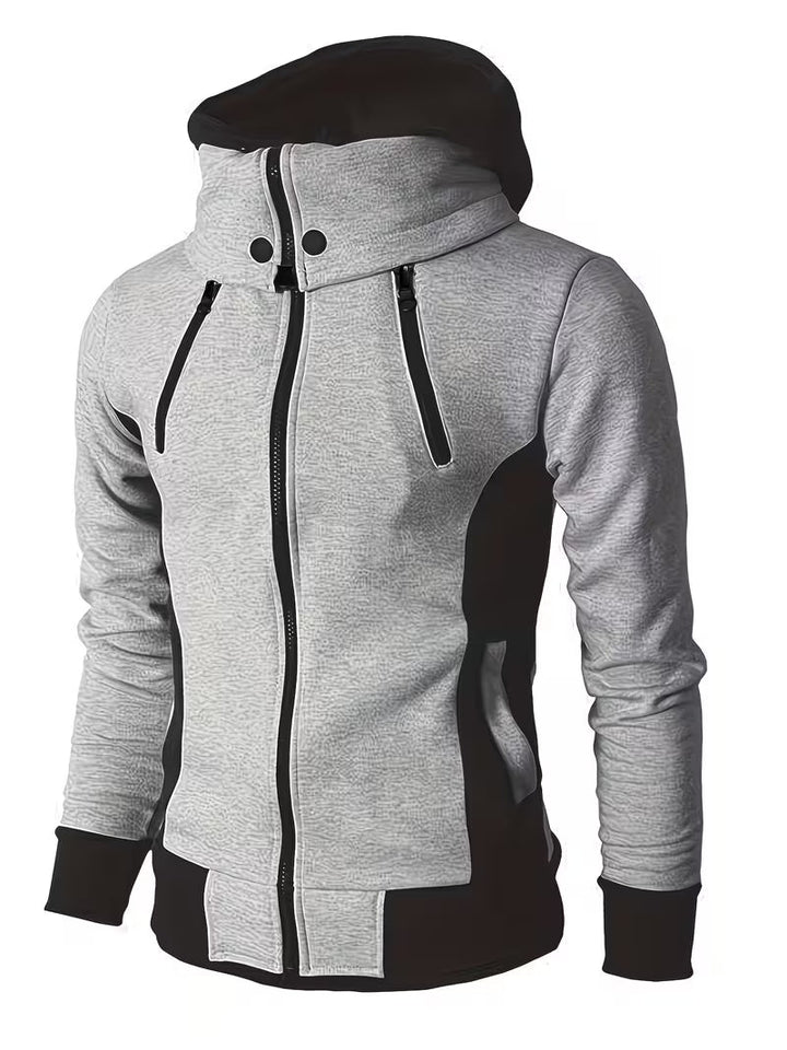 Griffiths - Sudadera con Capucha Manga Larga y Cremallera de un Cuarto