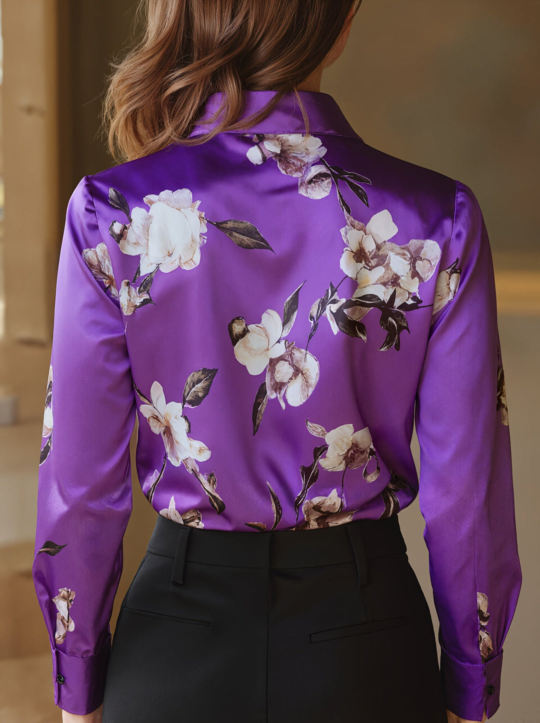 Majia - Elegante Camisa De Manga Larga Con Botones