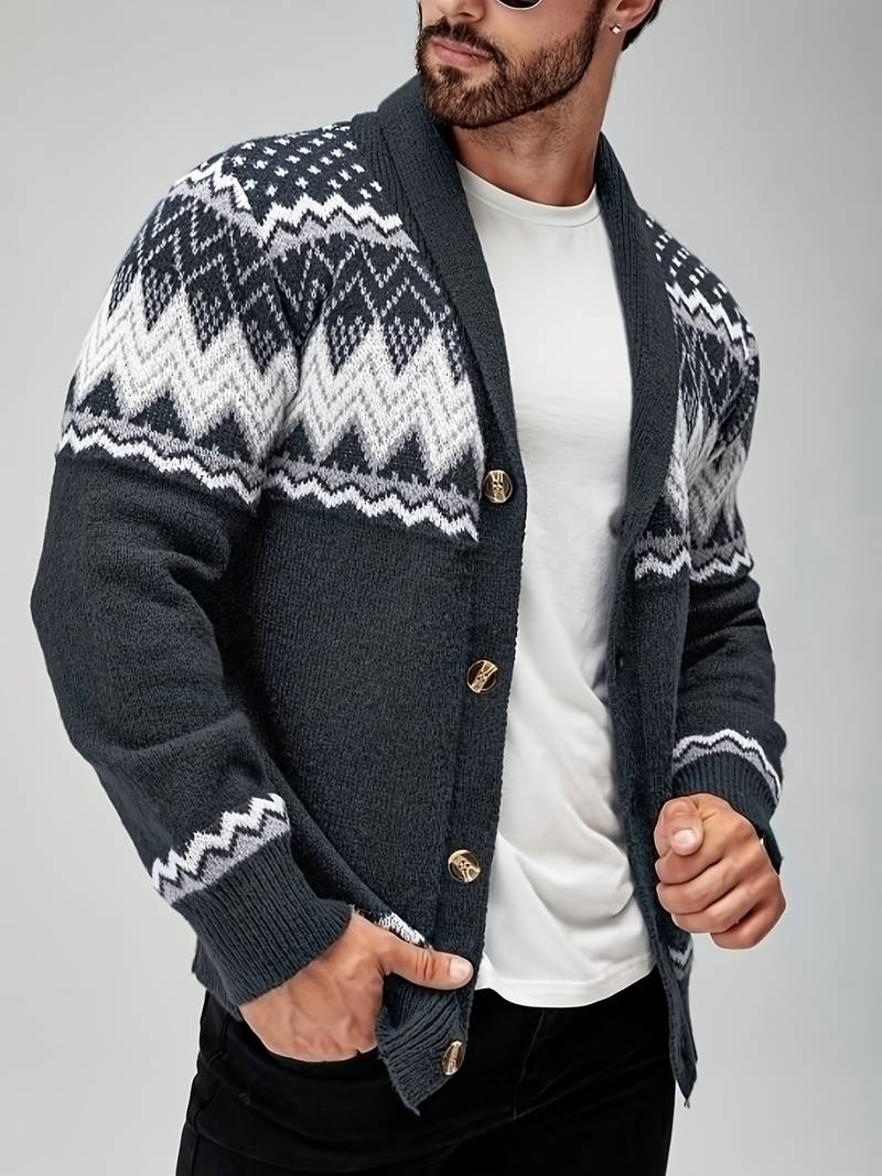 Elroy - Jersey Informal Con Estampado Geométrico