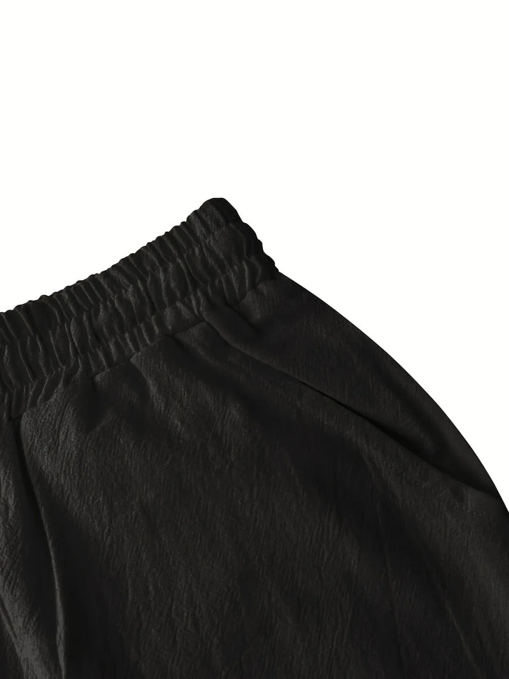 Callan - Pantalones Cortos Informales De Lino Con Bolsillo