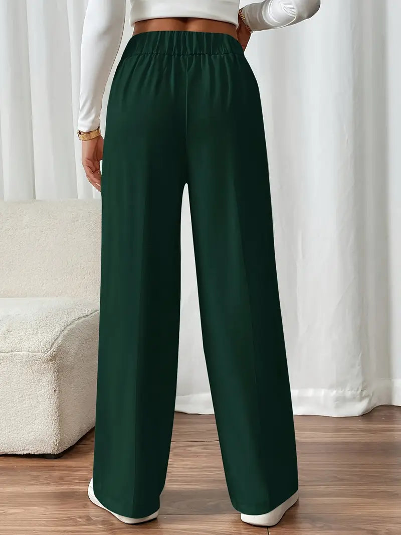 Orvella - Cómodos Pantalones Anchos Con Bolsillos
