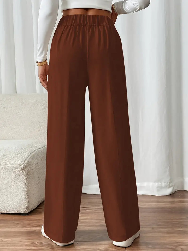 Orvella - Cómodos Pantalones Anchos Con Bolsillos