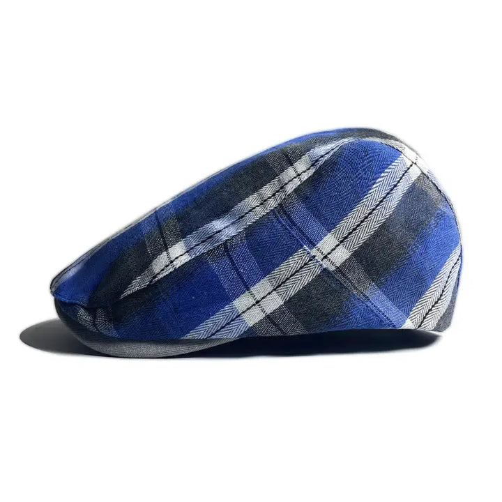 Velimir - Gorra Boina Elegante a Cuadros