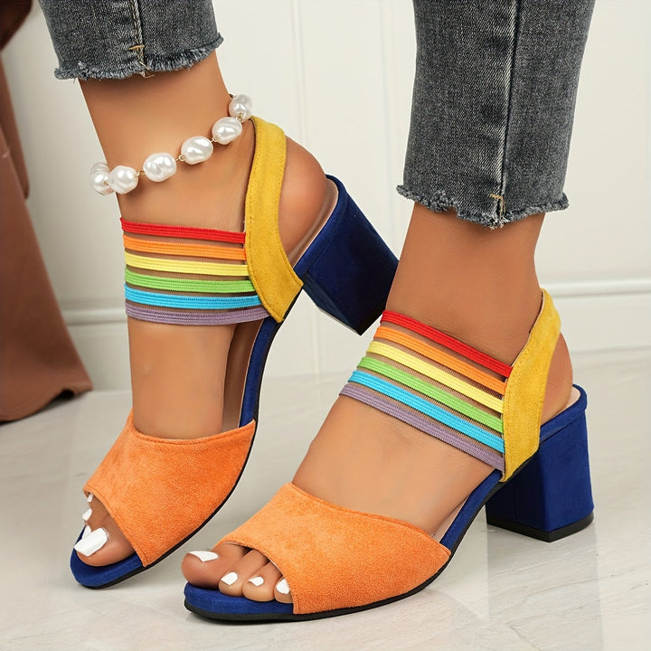 Aretha - Zapatos Elegantes Y Modernos Con Tacón Grueso