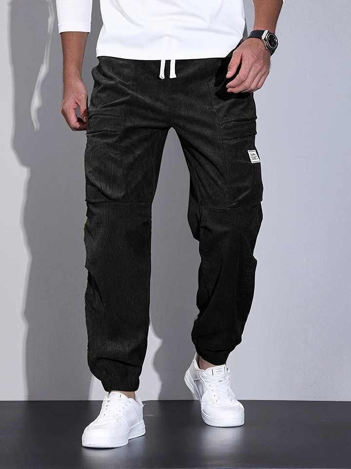 Blevin - Pantalones Carga Con Múltiples Bolsillos
