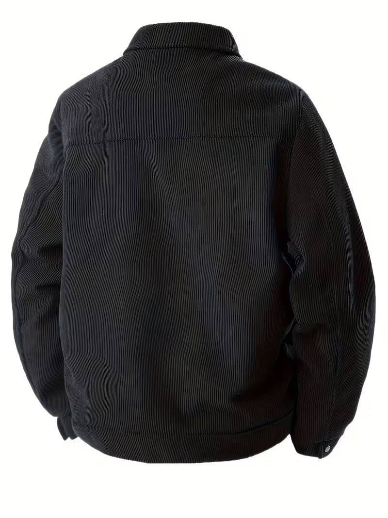 Matthaus - Chaqueta de Pana Con Cuello y Bolsillos Con Solapa